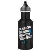 Paintball Blue Balls Trinkflasche (Rechts)