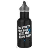 Paintball Blue Balls Trinkflasche (Links)