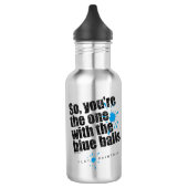 Paintball Blue Balls Trinkflasche (Links)