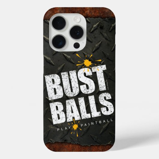 Paintball Bust Balls Case-Mate iPhone Hülle (Rückseite)