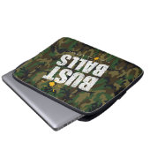 Paintball Bust Balls Laptopschutzhülle (Vorne Knopf)