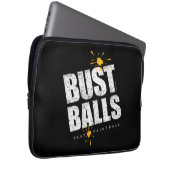 Paintball Bust Balls Laptopschutzhülle (Vorne Rechts)
