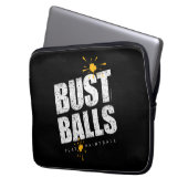 Paintball Bust Balls Laptopschutzhülle (Vorderseite Links)