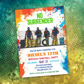 Paintball Einladung zum Geburtstag