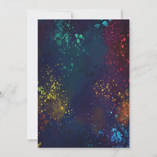 Paintball Einladung zum Geburtstag (Rückseite)