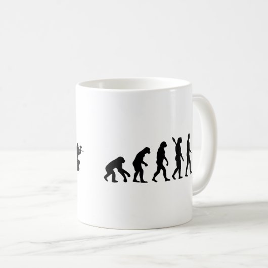 Paintball-Evolution Kaffeetasse (VorderseiteRechts)