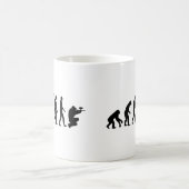 Paintball-Evolution Kaffeetasse (Mittel)