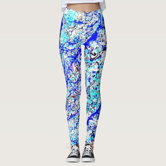 Paintball-Fitness-Explosions-Leggings Leggings (Vorderseite)