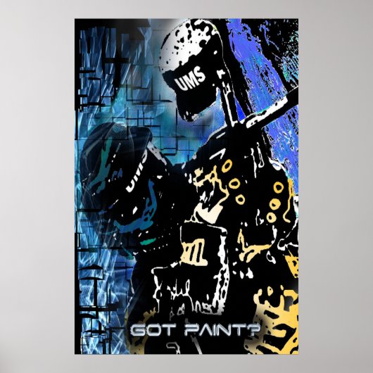 Paintball für das ultimative Überleben Poster (Vorne)