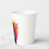 Paintball Gamer Farbgestaltung Pappbecher (Links)