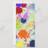 Paintball Geburtstagskarte Einladung, Paintball Einladung (Rückseite)