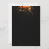 Paintball Geburtstagsparty Custom Einladung - Oran (Rückseite)