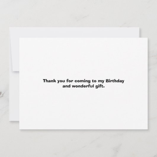 Paintball Geburtstagsparty danke Karte (Rückseite)