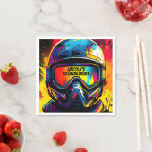 Paintball Geburtstagsparty Personalisiert Serviette (Beispiel)
