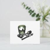 Paintball Gegerät 2 Postkarte (Stehend Vorderseite)