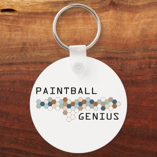 Paintball Genius Schlüsselanhänger (Vorderseite)