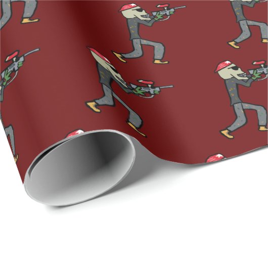 Paintball Geschenkpapier (Rolleneckpunkt)