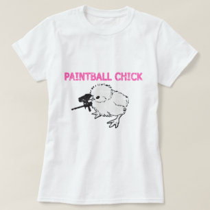 Paintball-Gewehr-Küken T-Shirt