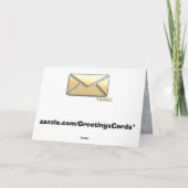 Paintball-Gruß-Karten Karte (Rückseite)