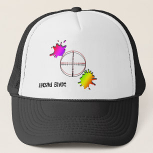 Paintball Hauptschuß Truckerkappe