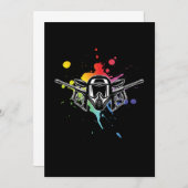 Paintball Helmet Paintball Spieler Marker Geschenk Einladung (Vorne/Hinten)