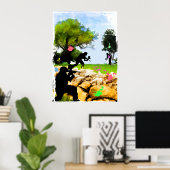 Paintball im Frühling Poster (Heimbüro)