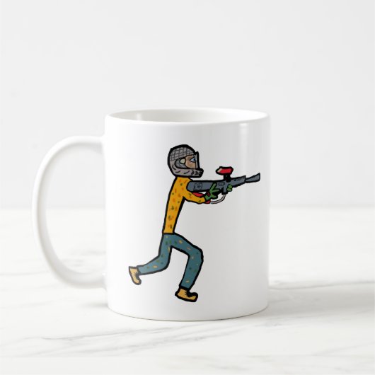 Paintball Kaffeetasse (Links)