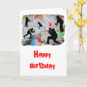 Paintball-Kampf-Ränder Karte (Gelbe Blume)