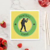 Paintball-Kampf Serviette (Beispiel)