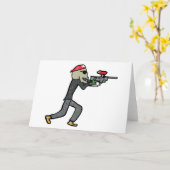 Paintball Karte (Gelbe Blume)