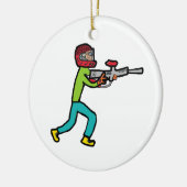 Paintball Keramik Ornament (Links)