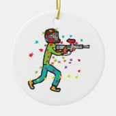 Paintball Keramik Ornament (Vorne)
