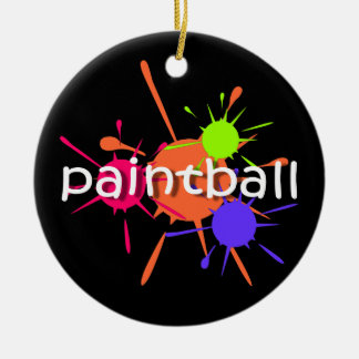 Paintball Keramikornament