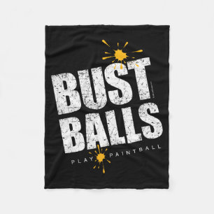 Paintball-Knall-Bälle Fleecedecke