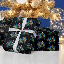 Paintball-Krieger Paint Spritzer Sports Geschenkpapier