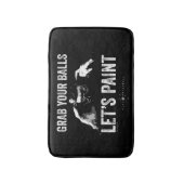 Paintball Lasse Paint Bathroom Mat Badematte (Vorderseite Vertikal)