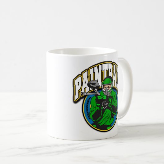 Paintball-Logo Kaffeetasse (VorderseiteRechts)