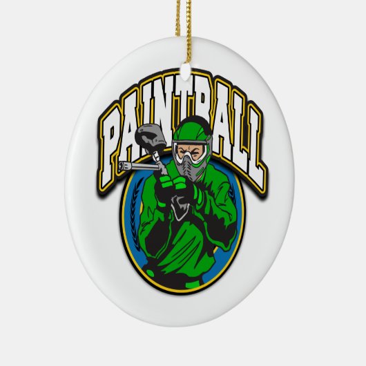 Paintball-Logo Keramikornament (Rechts)