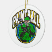 Paintball-Logo Keramikornament (Links)