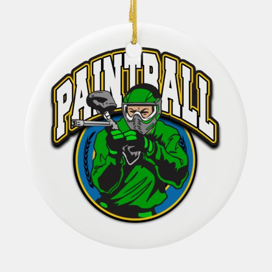 Paintball-Logo Keramikornament (Hinten)