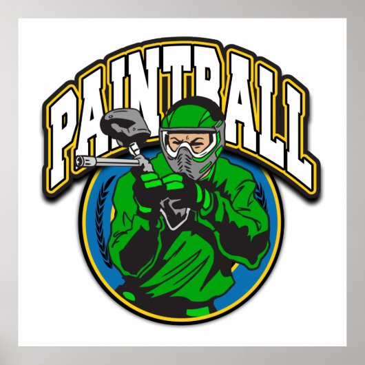 Paintball Logo Poster (Vorne)