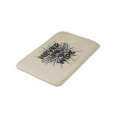 Paintball niemals abwischen badematte (Schrägansicht)