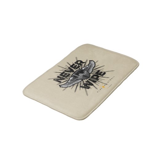 Paintball niemals abwischen badematte (Schrägansicht)