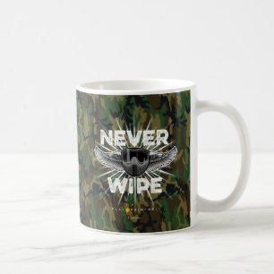 Paintball niemals abwischen (Camouflage) Kaffeetasse