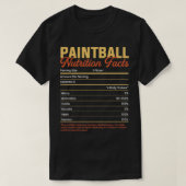 Paintball Nutrition Fakten Paintball T-Shirt (Design vorne)