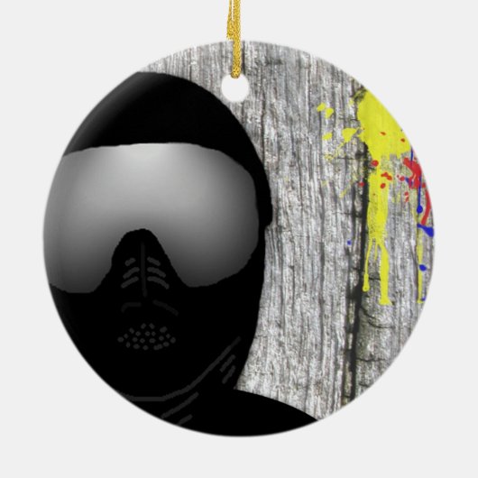 Paintball-Ornament Keramikornament (Hinten)