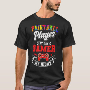 Paintball Paintballer Video Gamer Shooting Team T-Shirt