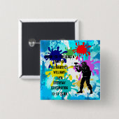 Paintball Party Button (Vorne & Hinten)