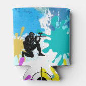 Paintball Party Dosenkühler (Rückseite)