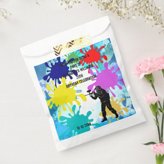 Paintball Party Geschenktütchen (Versiegelt)